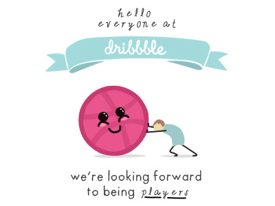 First Dribbble shot debut dribbble illustration