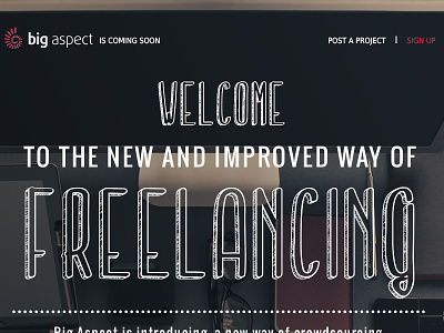 Big Aspect Homepage Design