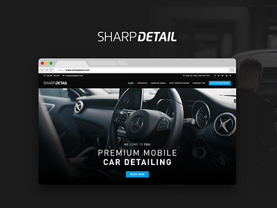 Sharp Detail - Website & Branding Design