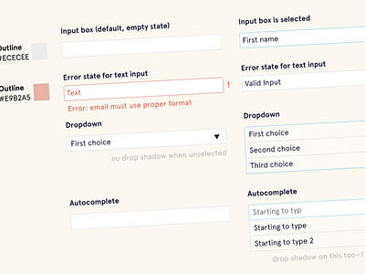 Form Styles for Hack@Brown form hackathon style guide styling ui