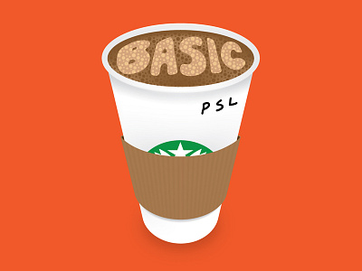 Basic White Girl Latte basic coffee latte