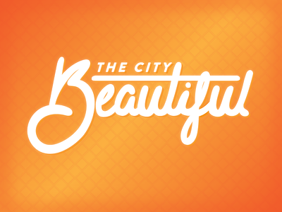 Orlando- The City Beautiful citybeautiful florida hand lettered localgov orlando
