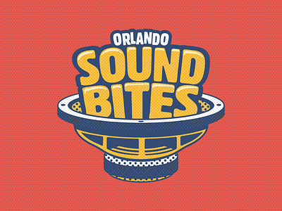 Orlando Sound Bites branding festival food halftone lake eola local government logo music orlando sound bites