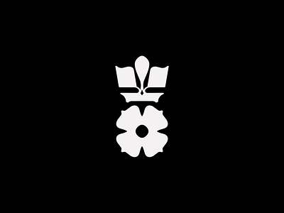 花吉 - Flower of bliss flower icon logo design lucky symbol vector 吉
