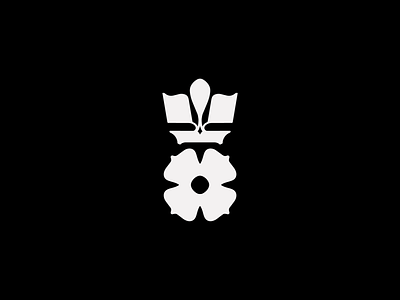 花吉 - Flower of bliss flower icon logo design lucky symbol vector 吉