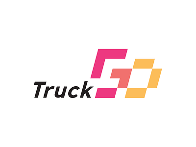 TruckGo Logo Concept cargo delivery app delivery truck design go icon logistic logo logo design truck vector