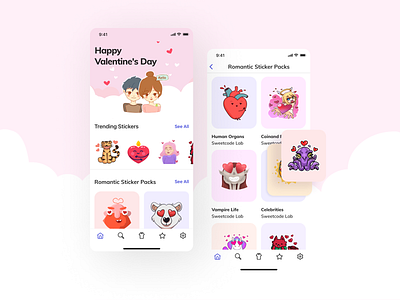 Happy Valentine's Day - App Design Concept