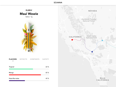 Application Demo for Cannabis Startup