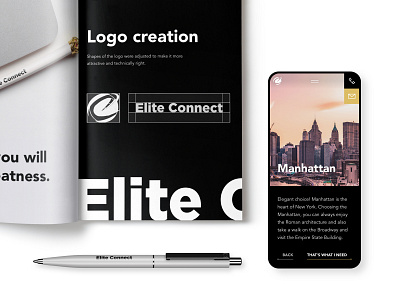 Elite Connect Brandbook and App Idea