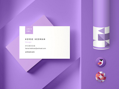 Arch Owl Business Card Concept