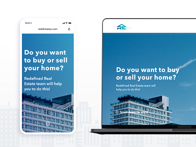 Real Estate Main Page Concept app application art brand branding branding design clean design flat icon ios lettering logo mobile type typography ui ux web website