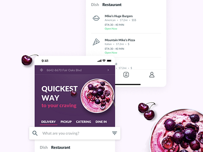 Menus App Concept app application brand branding branding design clean design flat identity illustrator ios lettering logo logo design mobile typography ui ux vector web