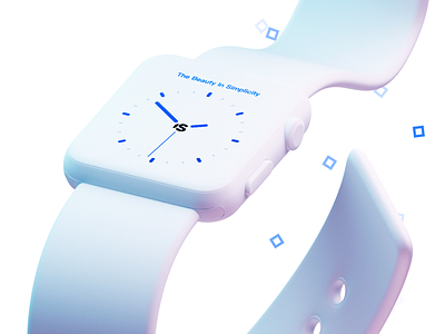 Beauty Watch app blue brand branding branding design design logo logo design minimal ui ux watch web website