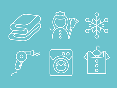 hotel services icons icon icons illustration logo pictograms
