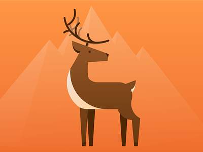 Stag app deer doe hunt hunting mountain orange outdoors stag