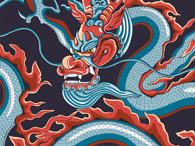 Vietnamese dragon art