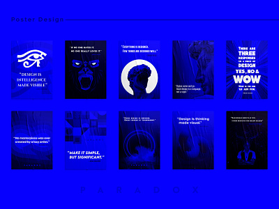 PARADOX | Poster Design by Omar Mansoor on Dribbble
