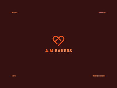 Logofolio am bakers bakers bakers logo brand brand identity branding design graphic design logo logo mark logofolio love logo love shape minimal modern