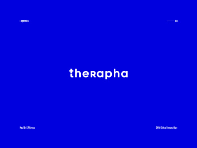 Logofolio blue brand brand identity branding fitness logo graphic design health logo identity logo logo mark medical logo minimal modern therapha