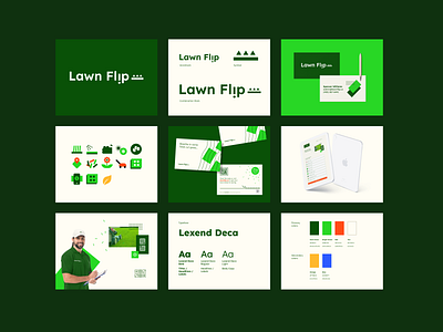 Lawn Flip Brand Identity