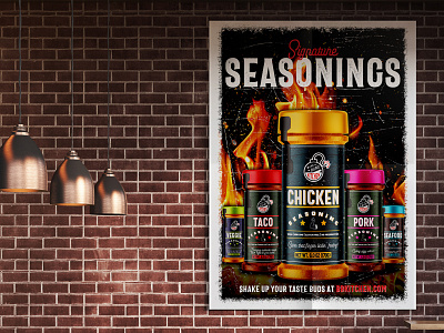 Bang Bang Kitchen Seasonings Poster