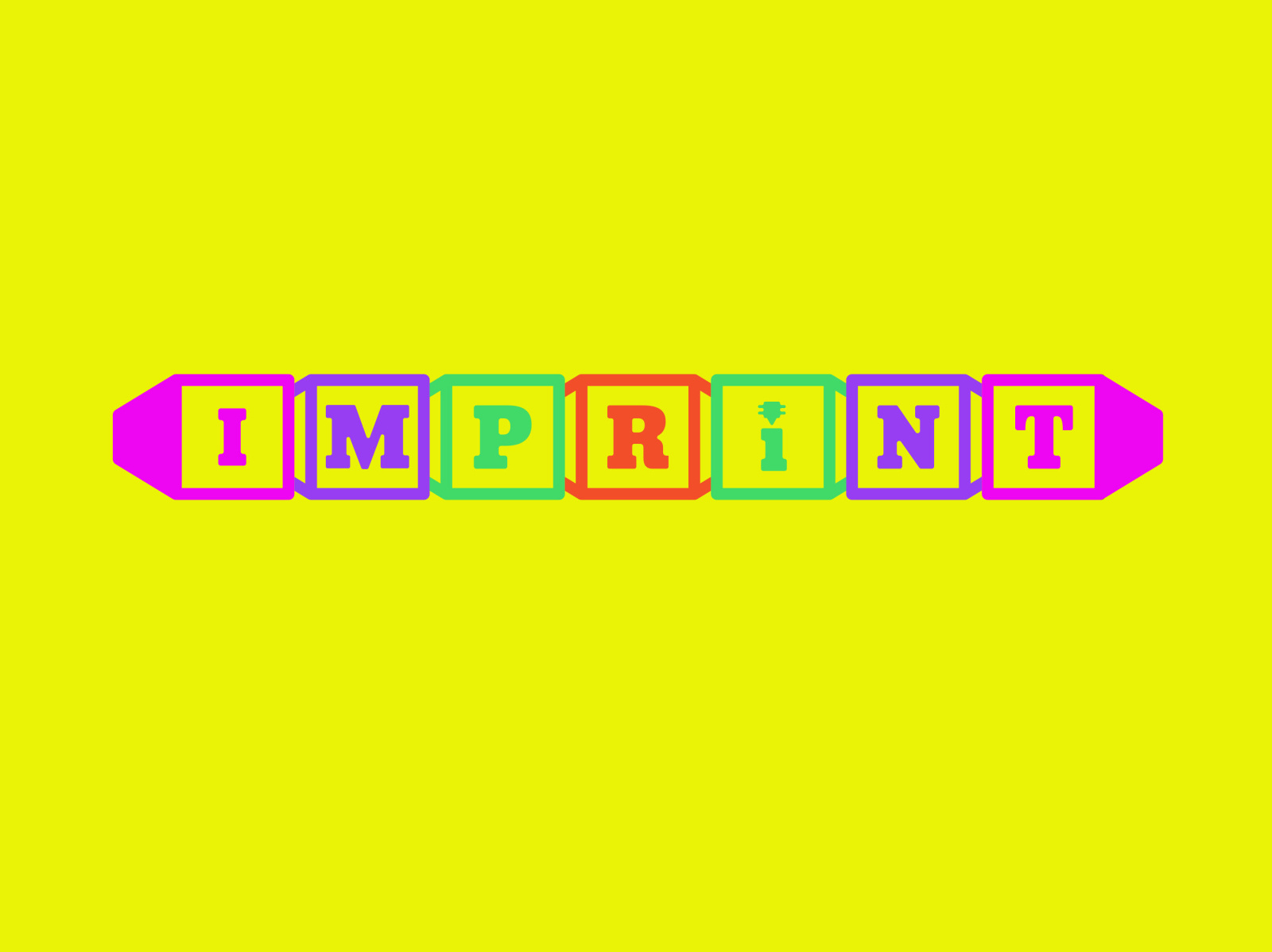 IMPRINT Print Expo Logo by Ryan Yaeger on Dribbble
