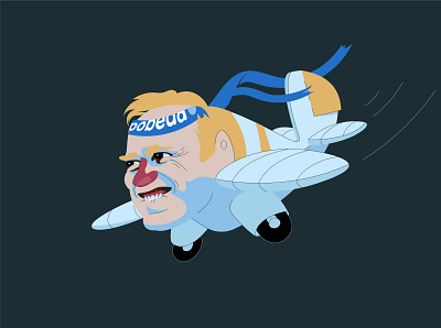 samolёt 2021 adobe illustrator blue fluid illustration logo night plane trip vector wavy