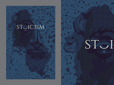 stoicism adobe illustrator design flat fluid glitch illustration night shungitt stoicism vector wavy