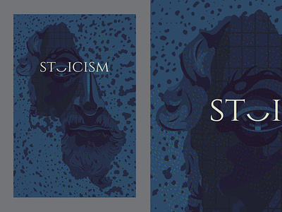 stoicism adobe illustrator design flat fluid glitch illustration night shungitt stoicism vector wavy