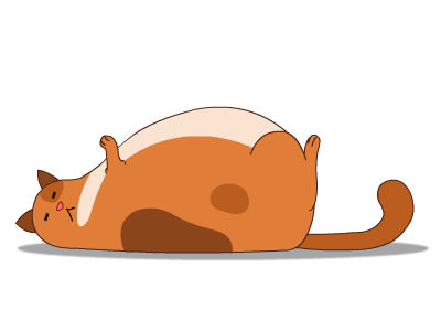Fat Cat Animated Gif