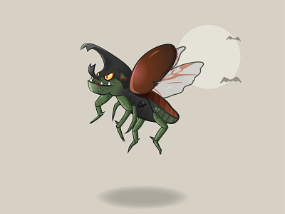 Beetle Zombie Character | Animation Ready