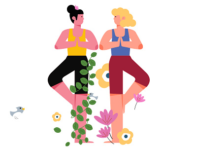 yoga illustration