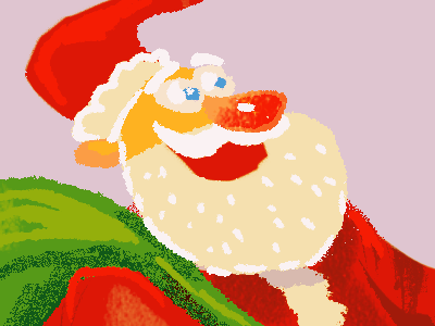 The Big Guy christmas holidays illustration santa