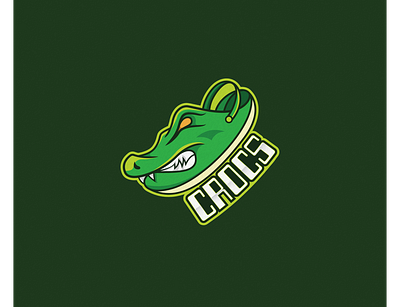 Mascot Logo - CROCS crocodile crocs green logo mascot logo