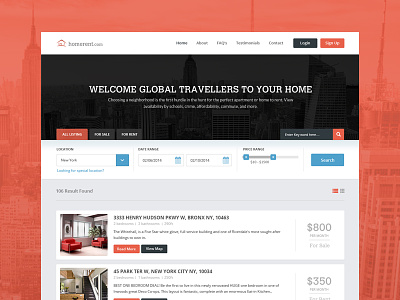 Property Search Result agileinfoways professional profile property uiux design user interface
