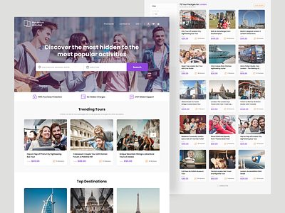 Travel Agency Landing Page
