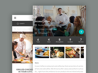Munchh Mobile App - Eat Discover Experience app dinner eat food ios location lunch mobile restaurant taste ui ux