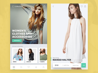 Woman Clothing eCommerce Mobile App