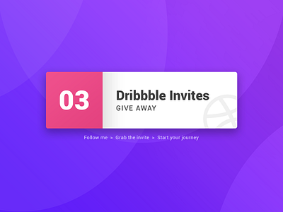 03 Dribbble Invite