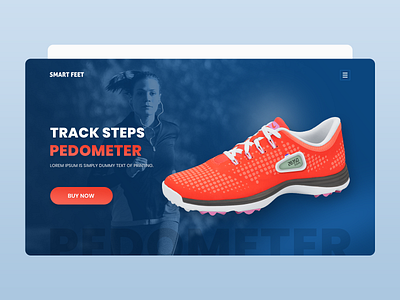 Inbuilt Pedometer In Shoes - Landing Page fitness landing pedometer shoe shoes workout