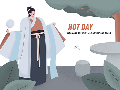 Hot Day illustration