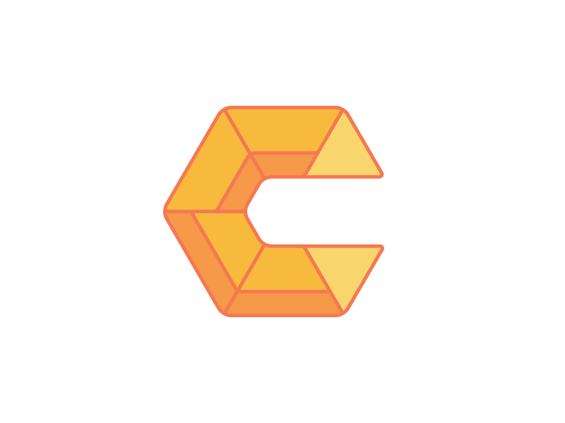 Cubic C c hexigon logo