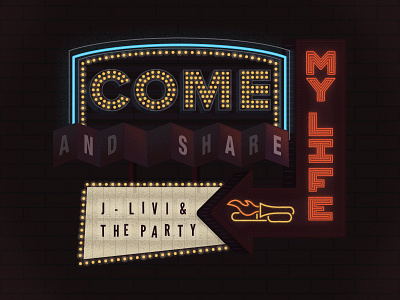 Come and Share My Life album j livi signage