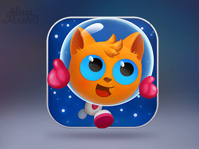 Icon for the game "Space Kitty"