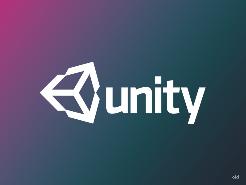 The old and the new Unity Logo cvi logo unity visual identity