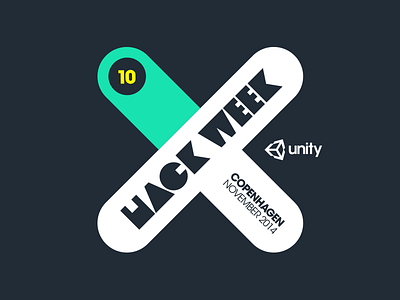 Unity - Hack week 10 copehagen logo unity