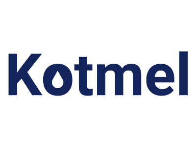 Kotmel - plumber logo branding czech design drop id logo logotype plumber plumbing sign