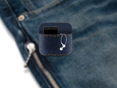 Pocket apple icon ios iphone jeans levis pocket