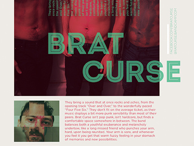 Brat Curse Layout 2 brat curse design layout music type