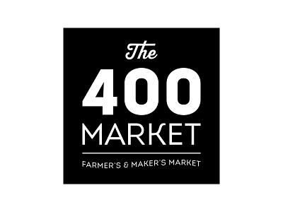 The 400 Market branding graphic identity logo market
